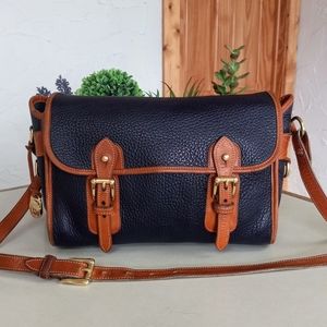 Dooney & Bourke Vintage AWL Messenger Bag, Crossbody 1980's